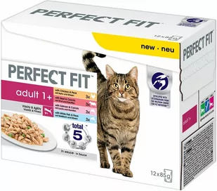 Zestaw mieszany Perfect Fit - 12 x 85 g - Mokra karma dla kotów - miniaturka - grafika 1