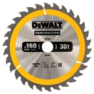 Dewalt DeWALT DT1932 Piła tarczowa ostrza Handkr. 160 / 20mm 30WZ DT1932-QZ - Tarcze do pił - miniaturka - grafika 1