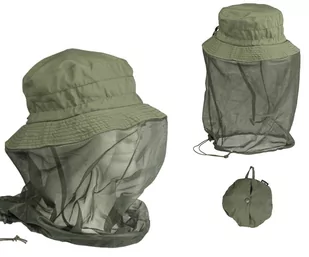 Kapelusz Mil-Tec Boonie Hat z moskitierą - zielony OD (12331001) - Czapki męskie - miniaturka - grafika 1