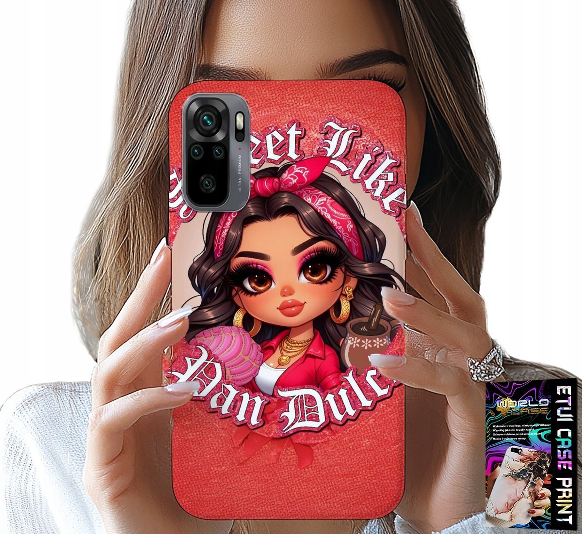 ETUI DO XIAOMI NOTE 10 / 10S - SWEET LIKE MODNE LALECZKI DLA DZIEWCZYN