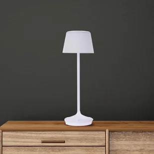 Näve Lampa stołowa solarna LED Emmi CCT ładowana, biała - Lampy stojące - miniaturka - grafika 1