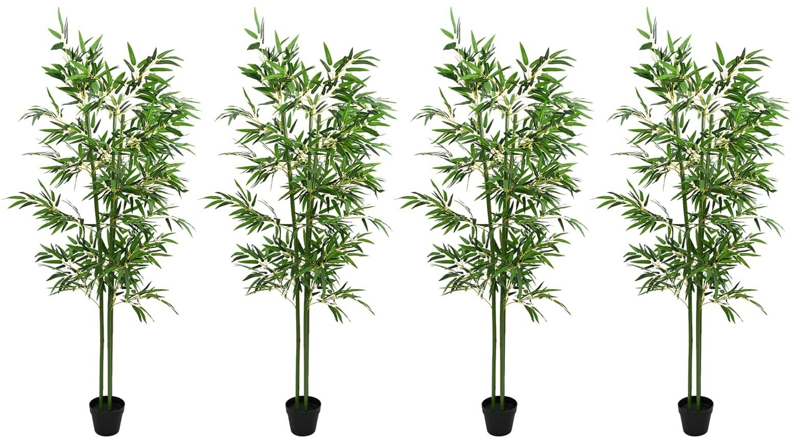 vidaXL vidaXL Sztuczne Drzewo Bambusa 4 pcs zielony 60 x 18 x 190 cm