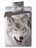 Pościel dla dzieci - Pościel bawełna 140x200 Animals Wilk - miniaturka - grafika 1