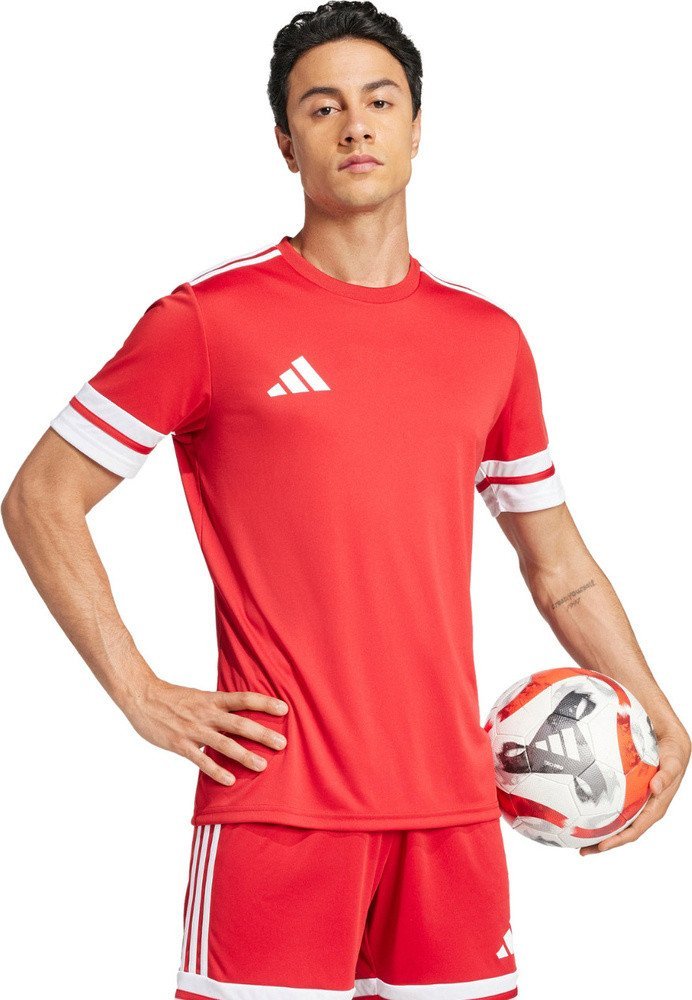 Koszulka męska adidas Squadra 25 czerwona JE2601 S