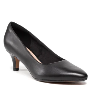 Półbuty Clarks Linvale Jerica 261372084 Czarny - Półbuty damskie - miniaturka - grafika 1