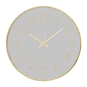Zegary - Cichy zegar ścienny do sypialni zegar z cichym mechanizmem 30 cm 167038B - miniaturka - grafika 1