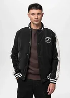 Kurtki męskie - Kurtka męska przejściowa bejsbolówka Pit Bull Manolito czarno/biała XXXL - miniaturka - grafika 1