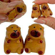 Zabawki sensoryczne - Gniotek Kapibara Capybara Mini 2 szt - miniaturka - grafika 1