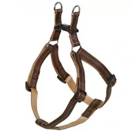 Szelki dla psów - Nobby Szelki Soft Grip brązowe 20mm/50-72cm PNOB055 - miniaturka - grafika 1