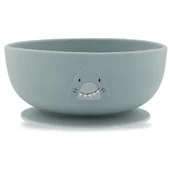 Zestawy naczyń dla dzieci - Silikonowa miseczka z przyssawką - Rekin Trixie Baby - miniaturka - grafika 1