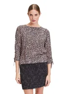 Bluzki damskie - CARTOON Bluzka w kolorze czarno-beżowym - miniaturka - grafika 1