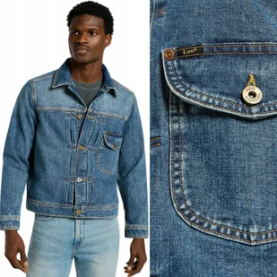 Lee COWBOY JACKET Bronco DżINS WYSTRZAŁOWA KATANA KURTKA JEANSOWA RELAXED M - Moda i Uroda OUTLET - miniaturka - grafika 1