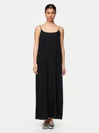 Sukienki - Pieces Sukienka letnia Pia 17151884 Czarny Loose Fit - miniaturka - grafika 1