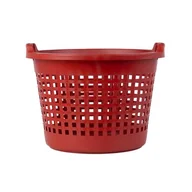 Pudła i pojemniki do przechowywania - Kosz okrągły perforowany 40 l Laguz - miniaturka - grafika 1
