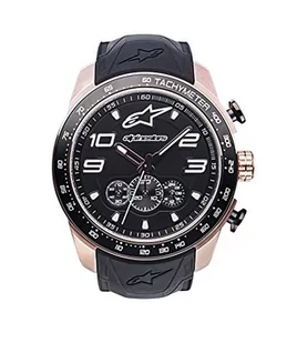 Alpinestars Męski zegarek kwarcowy, wyświetlacz chronografu i silikonowy pasek 1017-96011 - Paski - miniaturka - grafika 1
