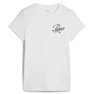 Puma Koszulka Ess Script 68498202 R S - Koszulki i topy damskie - miniaturka - grafika 1
