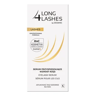 Oceanic LONG 4 LASHES Serum przyśpieszające wzrost rzęs 3 ml 7052502 - Serum do twarzy - miniaturka - grafika 4