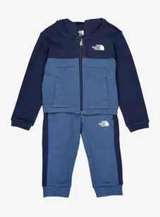 Komplet dziecięcy The North Face Baby Slacker FZ Set - shady blue - Bluzy sportowe męskie - miniaturka - grafika 1