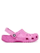 Buty dla dziewczynek - Crocs Klapki Kids' Classic Watercolor Marbled Clog 211602 Różowy - miniaturka - grafika 1