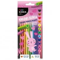 Przybory szkolne - Derform Kredki serca 12 kolorów KIDEA - miniaturka - grafika 1