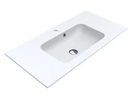 Umywalki - Miraggio Della 900 Umywalka meblowa lub wpuszczana w blat 90,1x45,1 cm biały mat 0001071 - miniaturka - grafika 1