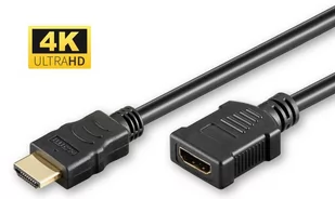 MicroConnect HDMI 19  19 3 m M-F, złoty HDM19193FV1.4 - Kable - miniaturka - grafika 1
