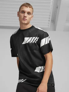 Puma Koszulka "AMG" w kolorze czarnym - Koszulki i topy damskie - miniaturka - grafika 1