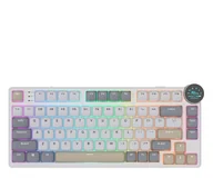 Klawiatury - Royal Kludge RK N80 Pearly Dawn Red switch RK-N80-PRLYDWN-REDSW-US - miniaturka - grafika 1