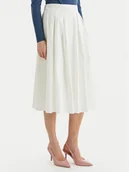 Spódnice - ONLY Spódnica trapezowa Maila 15369555 Biały Regular Fit - miniaturka - grafika 1