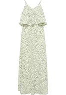 Sukienki - IZIA sukienka maxi damska, Wełna biała zielona, XS - miniaturka - grafika 1