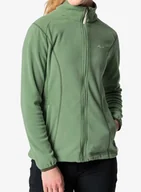Bluzy sportowe damskie - Bluza polarowa damska Vaude Rosemoor Fleece Jacket II - willow green - miniaturka - grafika 1