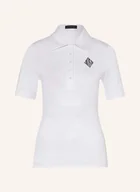 Koszulki i topy damskie - Lacoste Koszulka Polo Z Piki weiss - LACOSTE - miniaturka - grafika 1