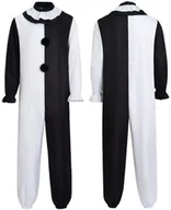 Stroje karnawałowe - Strój Kostium Przebranie Klaun Arlekin Błazen Na Halloween Bal 158/164 S - miniaturka - grafika 1