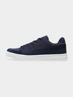 Buty dla chłopców - 4F Chłopięce Sneakersy Buty do Szkoły Granatowe Biała Podeszwa Roz 32 - miniaturka - grafika 1