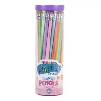 Patio Ołówki trójkątne z gumką Pastel - Przybory szkolne - miniaturka - grafika 1