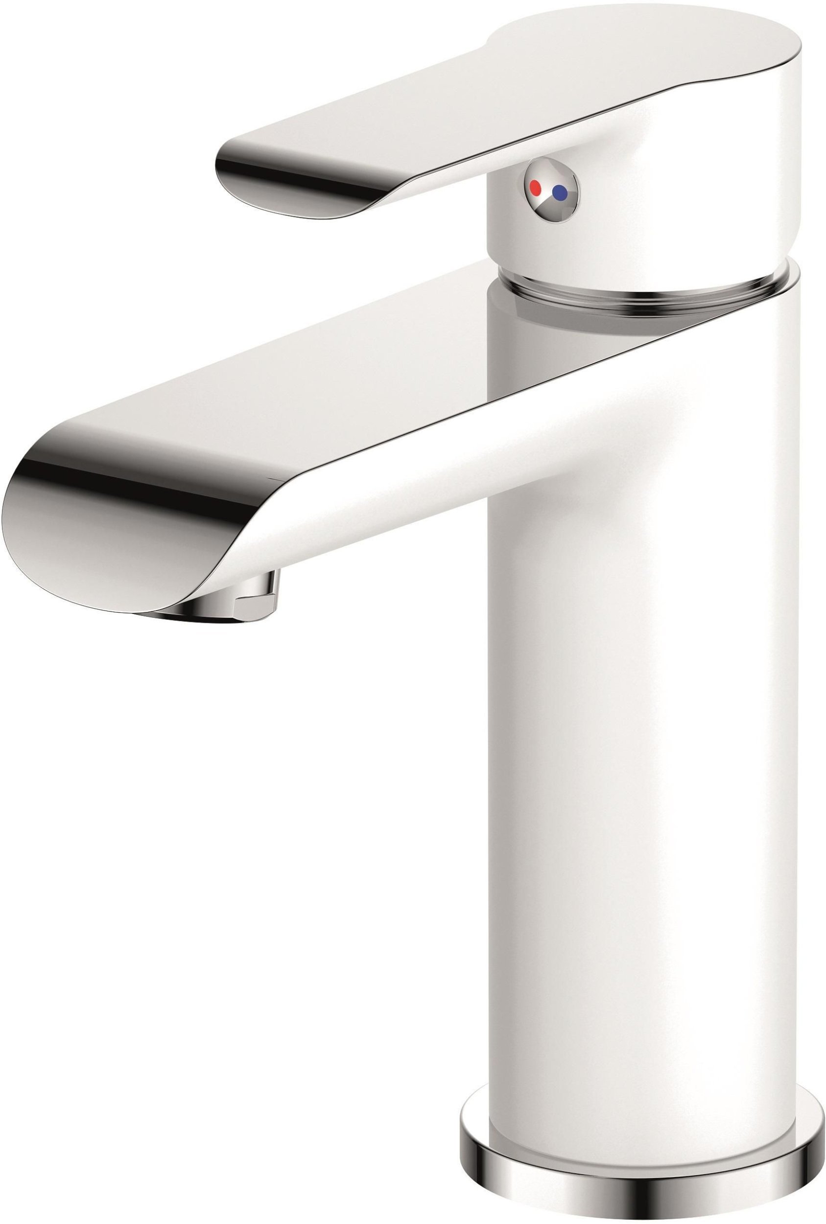 Washbasin faucet AQUALINE BIANCA, white