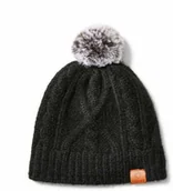 Akcesoria jeździeckie - Ariat Czapka zimowa ENTWINE - black heather - miniaturka - grafika 1