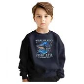 Bluzy dla dziewczynek - BLUZA DZIECIĘCA BRAINROT TRALALERO TRALALA 110-116 DLA CHŁOPCA DZIEWCZYNKI - miniaturka - grafika 1