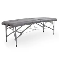 Stoły i łóżka do masażu - Składany aluminiowy stół do masażu Zeus Falcon 64 cm - szary - BEZ WYPOSAŻENIA - miniaturka - grafika 1