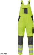 Odzież robocza - CERVA MAX VIVO HV - ogrodniczki - żółty 58 - miniaturka - grafika 1