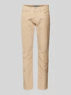 Spodnie męskie - Spodnie sztruksowe o kroju tapered fit model ‘Lyon’ - miniaturka - grafika 1