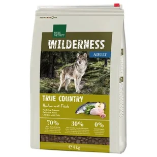REAL NATURE Wilderness True Country Adult Kurczak z rybą 4 kg - Sucha karma dla psów - miniaturka - grafika 1