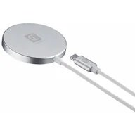 Ładowarki do telefonów - Ładowarka indukcyjna CELLULARLINE WIRPADMAGQI25W Qi 2.2 25W 1 m Srebrny MagSafe - miniaturka - grafika 1