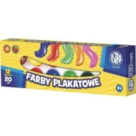 Przybory szkolne - Astra Farby plakatowe 12 x 20 ml 83114901 - miniaturka - grafika 1