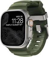 Akcesoria do smartwatchy - Nomad Pasek Rocky Point Band do Apple Watch 49/46/45/44 mm, ciemnozielony - miniaturka - grafika 1