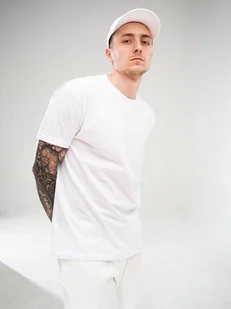 Koszulka Z Krótkim Rękawem Męska Biała UrbanCity No Logo 3XL - Koszulki męskie - miniaturka - grafika 1
