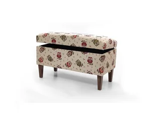 Pufa ławka ze schowkiem kufer MAXI SOWY - Ławki do przedpokoju Pufa ławka ze schowkiem kufer MAXI SOWY - Ławki do przedpokoju - miniaturka - grafika 1