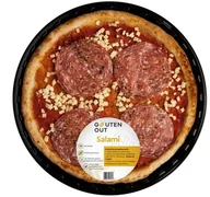 Szybkie dania obiadowe - PIZZA Z SEREM MOZZARELLA I KIEŁBASĄ SALAMI BEZGLUTENOWA 330 g - GLUTEN OUT - miniaturka - grafika 1