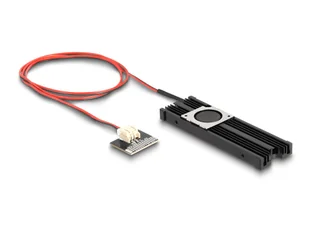 DeLOCK Odbiornik ciepła z wentylatorem do M.2 SSD 2280 czarny - Tuning komputera - akcesoria - miniaturka - grafika 1