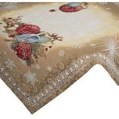 Obrusy i serwetki - Obrus EUROFIRANY Cho 4069 100 x 100 cm Złoty - miniaturka - grafika 1